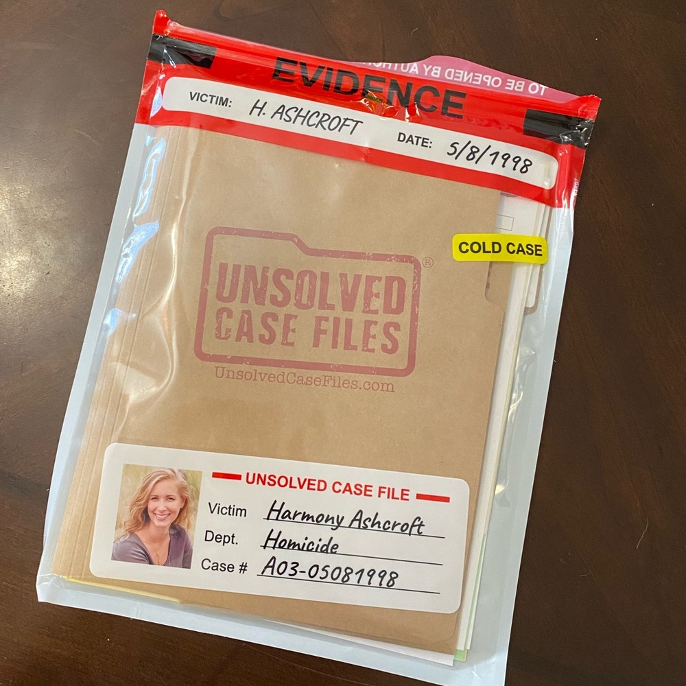 *SOLD* Unsolved Case Files - Harmony Ashcroft